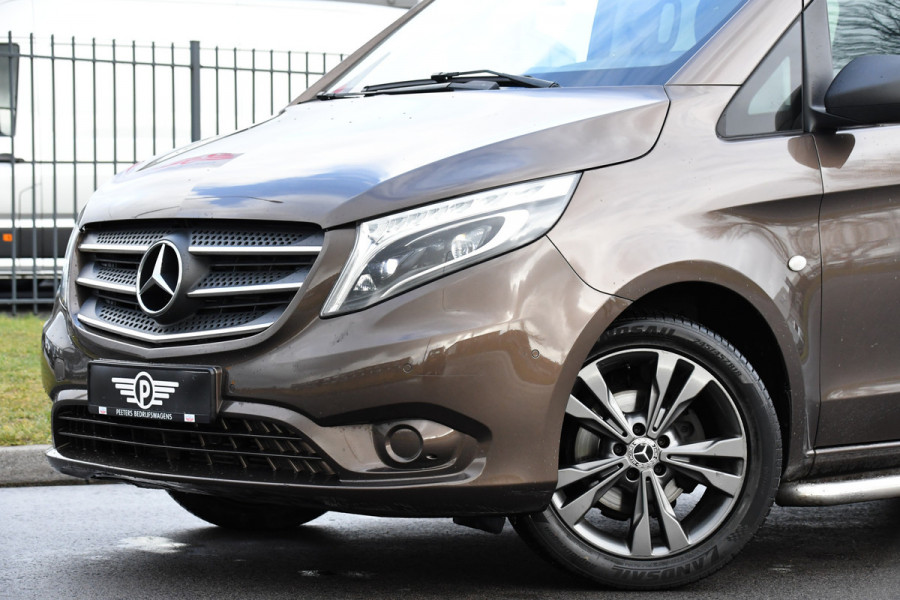 Mercedes-Benz Vito 114 CDI Lang DC PB Edition Camera, Cruise, LED, Automaat, 2 x Schuifdeur, Carplay, Sensoren, UNIEK!