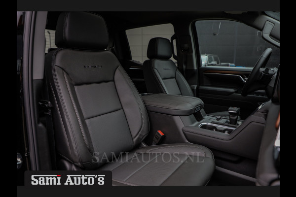 GMC Sierra Denali 6.2 V8 426PK | BLACK LEDER | HUD | ALLE OPTIES | HEAD-UP | LANE ASSIST | 360 CAMERA | VIRTUAL COCKPIT | DUBBELE CABINE | 5 PERSOONS | PICK UP | Voorraad Nr 418902