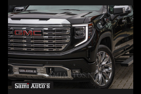 GMC Sierra Denali 6.2 V8 426PK | BLACK LEDER | HUD | ALLE OPTIES | HEAD-UP | LANE ASSIST | 360 CAMERA | VIRTUAL COCKPIT | DUBBELE CABINE | 5 PERSOONS | PICK UP | Voorraad Nr 418902