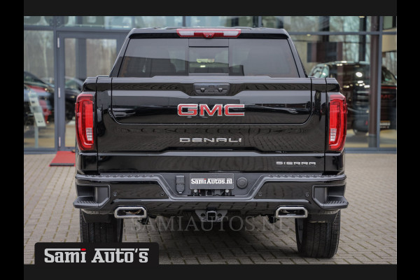 GMC Sierra Denali 6.2 V8 426PK | BLACK LEDER | HUD | ALLE OPTIES | HEAD-UP | LANE ASSIST | 360 CAMERA | VIRTUAL COCKPIT | DUBBELE CABINE | 5 PERSOONS | PICK UP | Voorraad Nr 418902