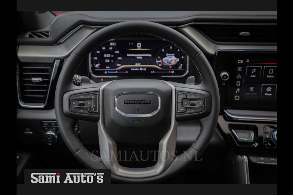 GMC Sierra Denali 6.2 V8 426PK | BLACK LEDER | HUD | ALLE OPTIES | HEAD-UP | LANE ASSIST | 360 CAMERA | VIRTUAL COCKPIT | DUBBELE CABINE | 5 PERSOONS | PICK UP | Voorraad Nr 418902