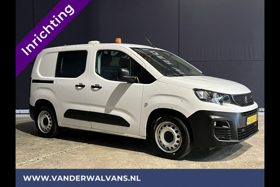 Peugeot Partner 1.6 BlueHDI 100pk L1H1 inrichting Euro6 Airco | Apple Carplay | Trekhaak | Cruisecontrol | Android Auto Parkeersensoren