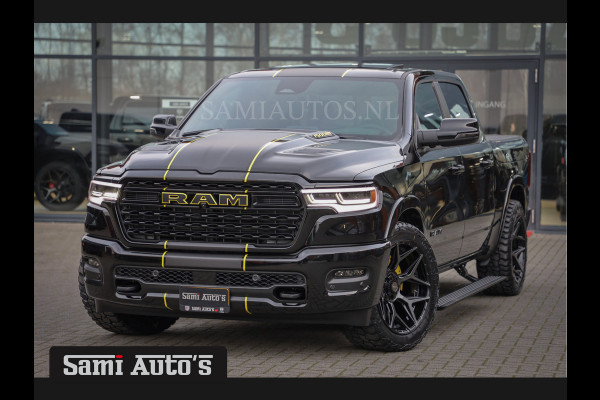 Dodge Ram 1500 DE MEEST LUXUEUZE PICK UP LIMITED NIGHT HIGH OUTPUT H.O 540PK 706 Nm 2025 | XB9 | MASSAGE | BOM VOL | CREW CAB | DUBBELE CABINE | GRIJSKENTEKEN | VOORRAAD NR 2353 - 5412