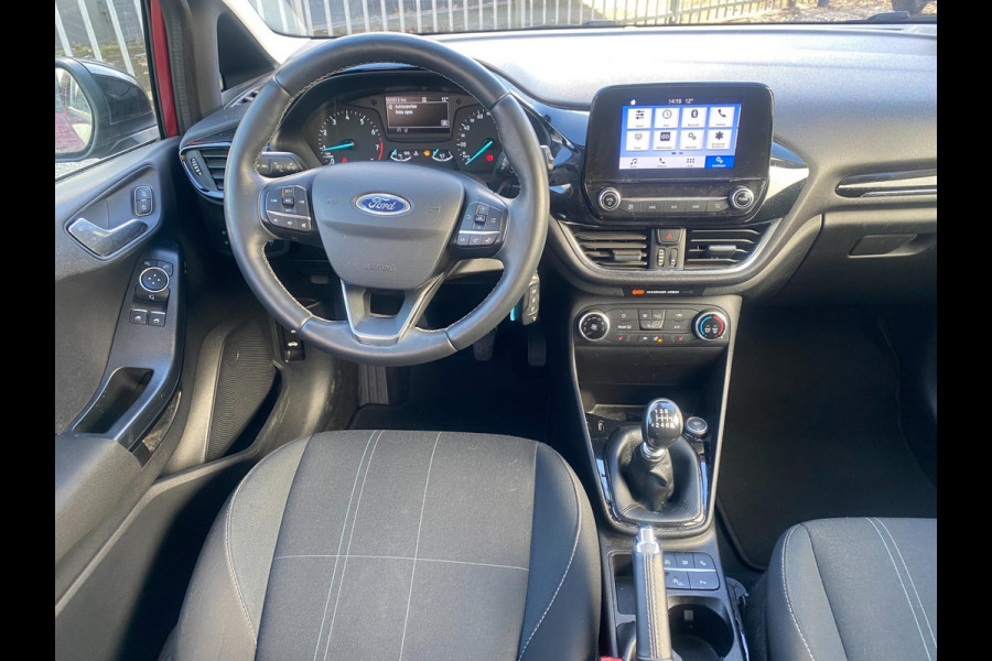 Ford Fiesta 1.0 EcoBoost Red Edition| Carplay|Stoel-stuurverw|Camera|Cruise|Clima|Blueth|PDC|Lane assist