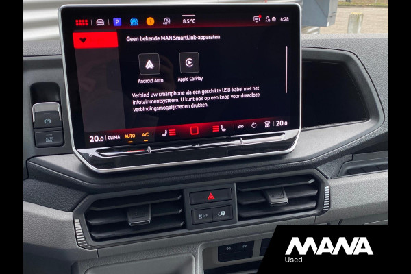 MAN TGE 35 2.0 3.180 180PK Automaat L3H3 Navi Sensoren Climatronic LED ACC Leder/Verwarmde-Stuur/Massagestoel CarPlay Trekhaak Camera Bl