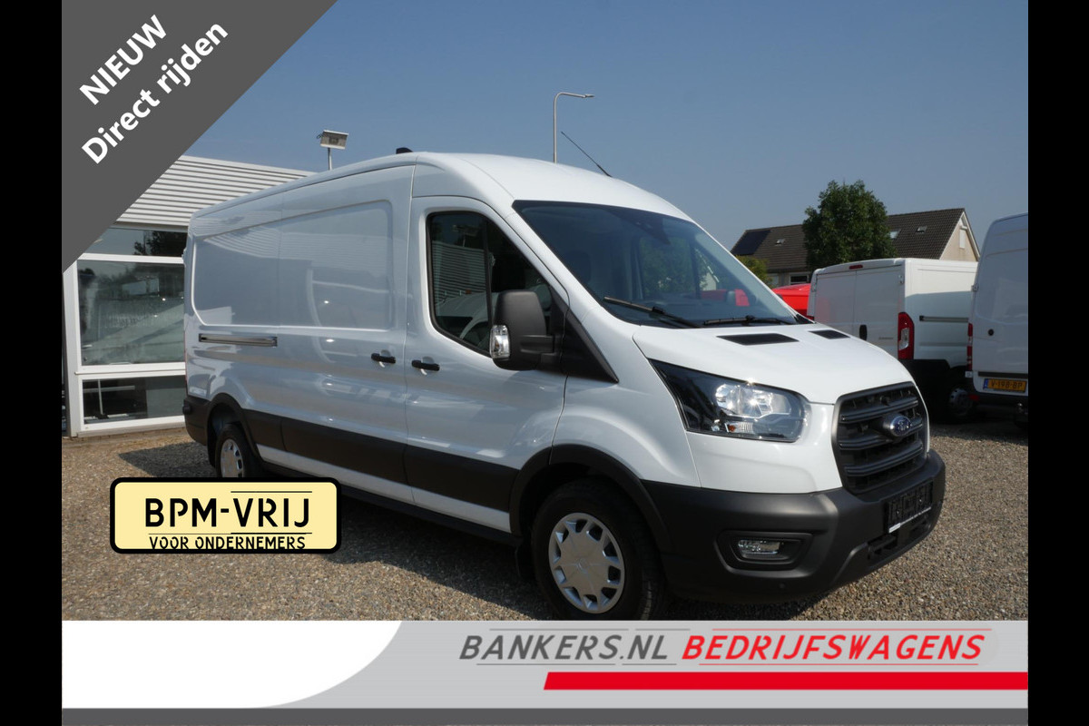 Ford Transit 2.0 TDCI 130PK, L3H2, Airco NIEUW, met 5 jaar Ford garantie /max van 200.000 KM