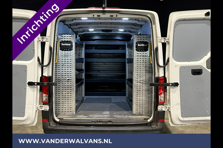 Volkswagen Crafter 2.0 TDI 141pk L3H2 L2H1 inrichting Euro6 Airco | Camera | Apple Carplay | Android Auto | Parkeersensoren Bijrijdersbank, 3000kg trekvermogen