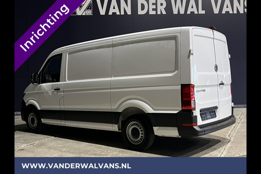 Volkswagen Crafter 2.0 TDI 141pk L3H2 L2H1 inrichting Euro6 Airco | Camera | Apple Carplay | Android Auto | Parkeersensoren Bijrijdersbank, 3000kg trekvermogen