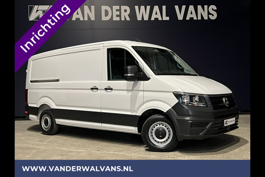 Volkswagen Crafter 2.0 TDI 141pk L3H2 L2H1 inrichting Euro6 Airco | Camera | Apple Carplay | Android Auto | Parkeersensoren Bijrijdersbank, 3000kg trekvermogen