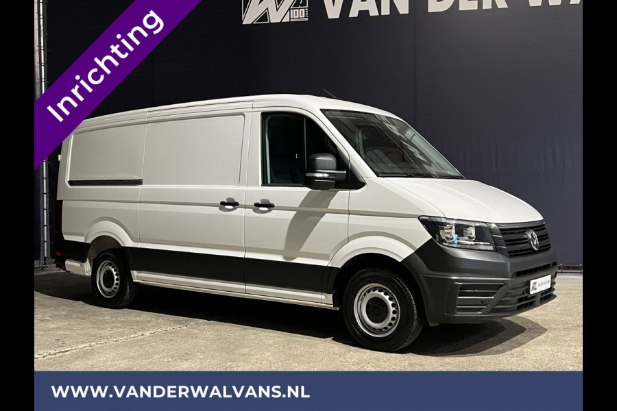 Volkswagen Crafter 2.0 TDI 141pk L3H2 L2H1 inrichting Euro6 Airco | Camera | Apple Carplay | Android Auto | Parkeersensoren Bijrijdersbank, 3000kg trekvermogen