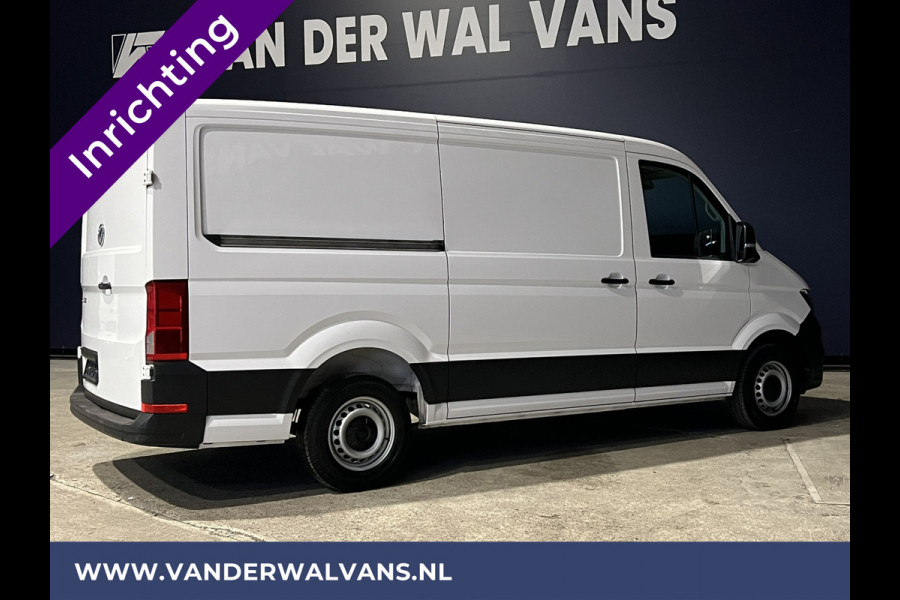 Volkswagen Crafter 2.0 TDI 141pk L3H2 L2H1 inrichting Euro6 Airco | Camera | Apple Carplay | Android Auto | Parkeersensoren Bijrijdersbank, 3000kg trekvermogen