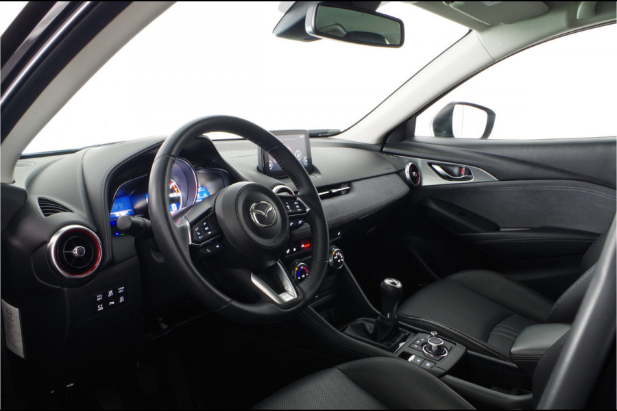 Mazda CX-3 2.0 SkyActiv-G 121 Luxury > Leer/trekhaak/memory/Bose/Carplay/Head-up...