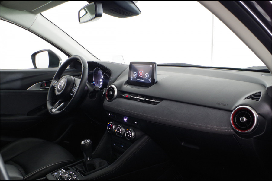 Mazda CX-3 2.0 SkyActiv-G 121 Luxury > Leer/trekhaak/memory/Bose/Carplay/Head-up...