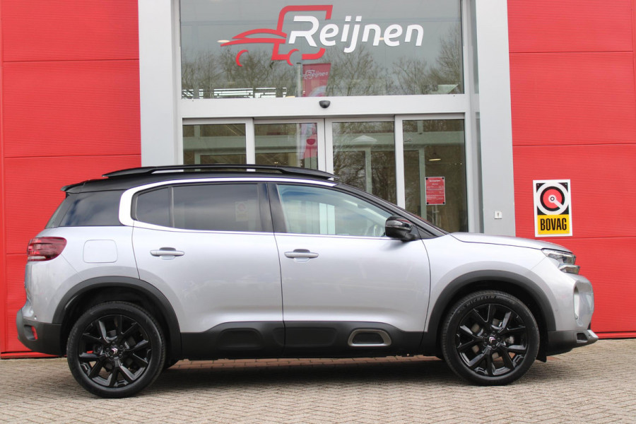 Citroën C5 Aircross 1.2 136PK AUTOMAAT Hybrid ë-SERIES | ELEKTRISCH BEDIENBARE BESTUURDERSSTOEL | APPLE CARPLAY/ANDROID AUTO | NAVIGATIE | FULL LED KOPLAMPEN | CLIMATE CONTROL | DAB+ RADIO | 19" LICHTMETALEN VELGEN | KEYLESS ENTRY/START | DODEHOEK DETECTIE | ADAPTIVE CRUISE CONTROL | STOEL VERWARMING | ACHTERUITRIJ CAMERA | PARKEERSENSOREN VOOR EN ACHTER |