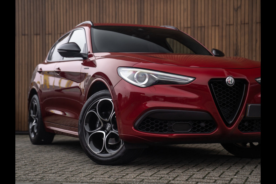 Alfa Romeo Stelvio 2.0T 280pk AWD Veloce MY21 | Adapt. cruise | Stoelverwarming v+a | CarPlay | Rosso Competizione