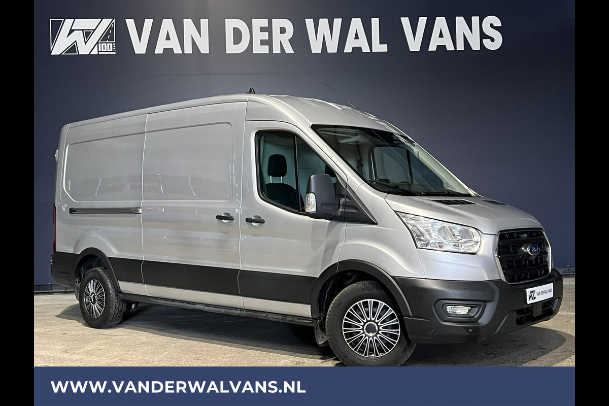 Ford Transit 2.0 TDCI 131pk L3H2 Euro6 Airco | Camera | Navigatie | Android Auto LED, Cruisecontrol, Parkeersensoren, Stoelverwarming, Verwarmde voorruit, 2800kg trekvermogen