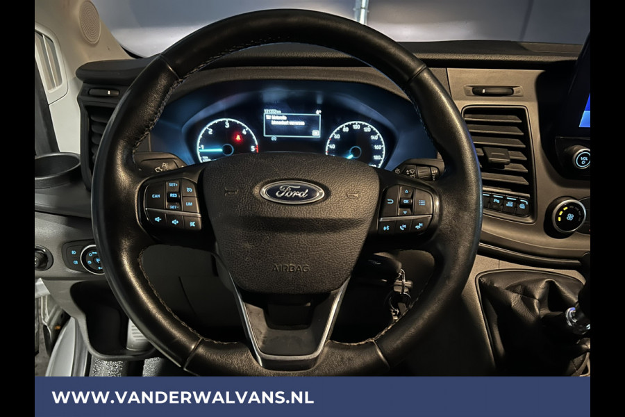 Ford Transit 2.0 TDCI 131pk L3H2 Euro6 Airco | Camera | Navigatie | Android Auto LED, Cruisecontrol, Parkeersensoren, Stoelverwarming, Verwarmde voorruit, 2800kg trekvermogen