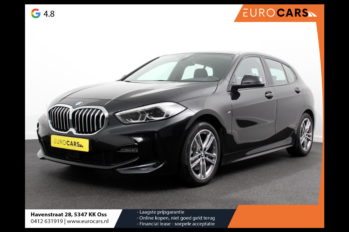 BMW 1-serie 118i M-Sport Climate Control Adeptive cruise control Stoelverwarming LED Parkeersensoren Apple carplay / Andriod auto