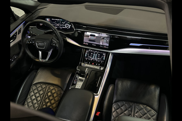 Audi Q7 3.0 V6 381pk Hybrid S-Line Sportpack | RS-Stoelen | 360 cam | ACC | Panodak | Laser | Softclose | Ambiente Led | Stuur verwarming | Memory | Zonneschermen | Black optic | Bovag garantie.