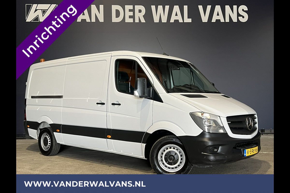 Mercedes-Benz Sprinter 316 CDI 164pk L2H1 inrichting Euro6 Airco | Omvormer | Camera | Navigatie | 2800kg Trekhaak | Cruisecontrol Chauffeursstoel, Parkeersensoren