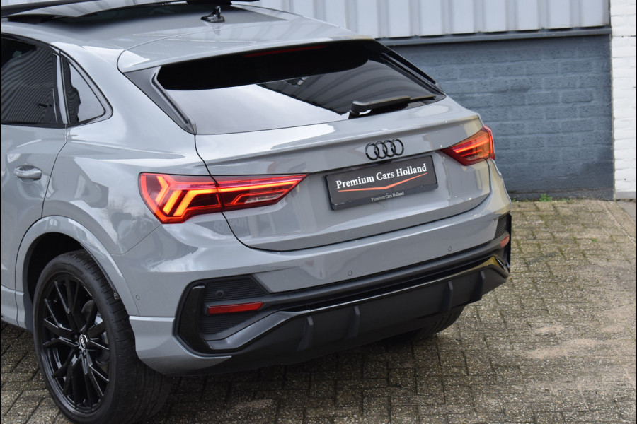 Audi Q3 Sportback 45 TFSI e S-Line 245 Pk Nardo Grey Pano Memory Leder Keyless Sfeer Matrix 20 Inch