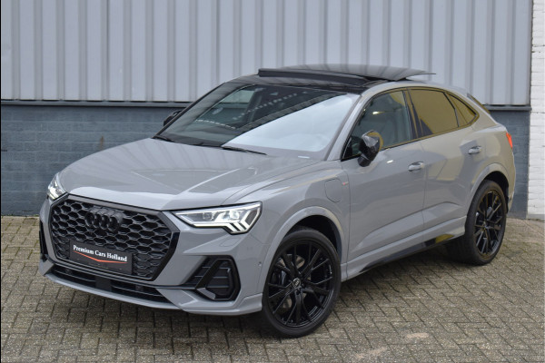 Audi Q3 Sportback 45 TFSI e S-Line 245 Pk Nardo Grey Pano Memory Leder Keyless Sfeer Matrix 20 Inch