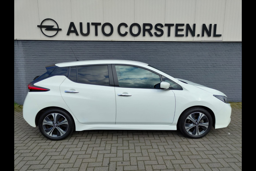 Nissan Leaf Acenta 40kWh Navi Adap.Cruise Camera Apple Carplay Android Auto DAB Keyless Led Lmv 17" Bluetooth Rijstrooksensor met correctie Verkeersbord detectie Regensensor