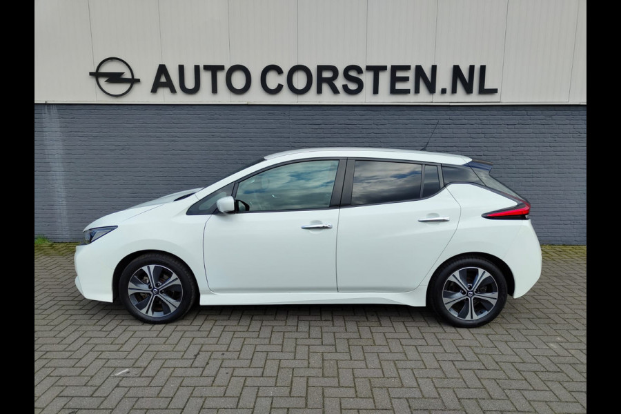 Nissan Leaf Acenta 40kWh Navi Adap.Cruise Camera Apple Carplay Android Auto DAB Keyless Led Lmv 17" Bluetooth Rijstrooksensor met correctie Verkeersbord detectie Regensensor