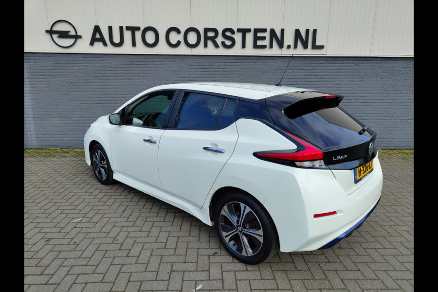 Nissan Leaf Acenta 40kWh Navi Adap.Cruise Camera Apple Carplay Android Auto DAB Keyless Led Lmv 17" Bluetooth Rijstrooksensor met correctie Verkeersbord detectie Regensensor