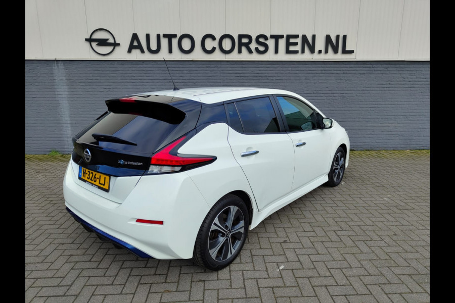 Nissan Leaf Acenta 40kWh Navi Adap.Cruise Camera Apple Carplay Android Auto DAB Keyless Led Lmv 17" Bluetooth Rijstrooksensor met correctie Verkeersbord detectie Regensensor