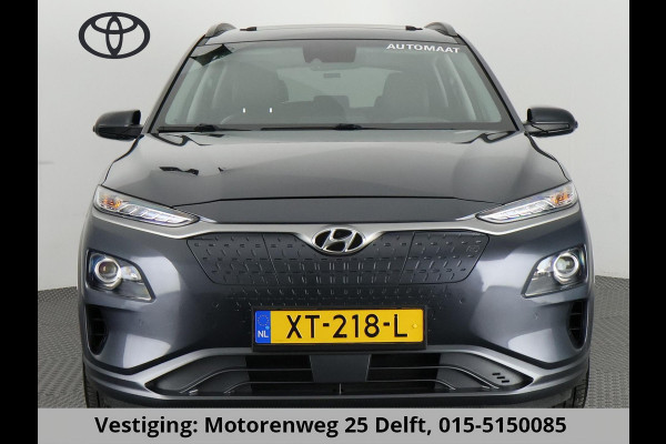 Hyundai Kona EV PREMIUM 204 PK ACCU=100% BERIJK TOT 508 KM !!! Hyundai Kona EV PREMIUM 204 PK PANORAMADAK ACCU=100% 64Kwh. LEER. NAVI. KEYLESS. FULL OPTION. TOT 5 JAAR GARANTIE*