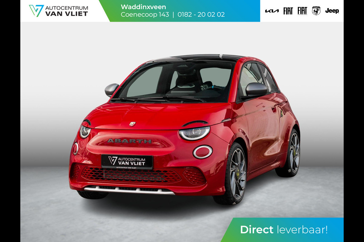 Abarth 500e Turismo 42 kWh | Uit voorraad leverbaar | Camera | Clima | Apple Carplay | JBL Sound | Navi | 18" | Winter Pack