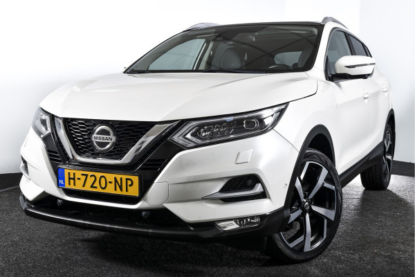 Nissan QASHQAI 1.3 DIG-T 140 PK Tekna | Pano | Cruise | Stoelverw. | PDC | 360 Camera | NAV+App. Connect | ECC | LM 19" | Trekhaak |