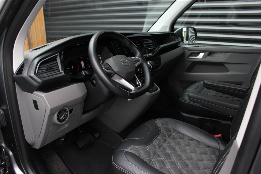 Volkswagen Transporter 2.0 TDI L2H1 204PK FULL BLACK / JB- EDITION / LEDEREN BEKLEDING / VERLAGINGSVEREN / APPLE CARPLAY / SPOILER