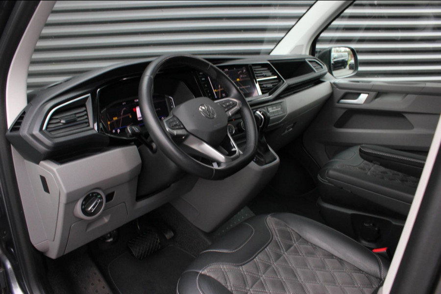Volkswagen Transporter 2.0 TDI L2H1 204PK FULL BLACK / JB- EDITION / LEDEREN BEKLEDING / VERLAGINGSVEREN / APPLE CARPLAY / SPOILER