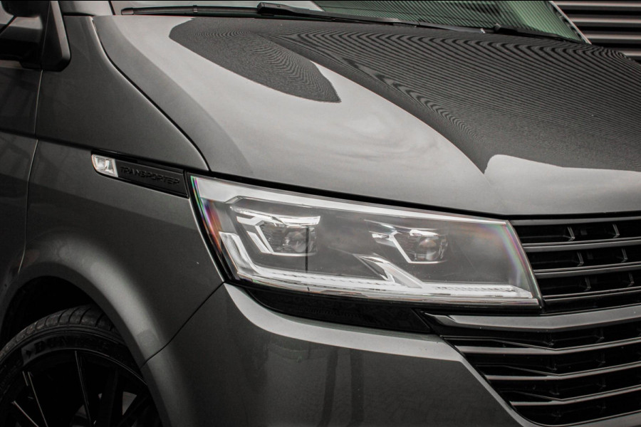 Volkswagen Transporter 2.0 TDI L2H1 204PK FULL BLACK / JB- EDITION / LEDEREN BEKLEDING / VERLAGINGSVEREN / APPLE CARPLAY / SPOILER
