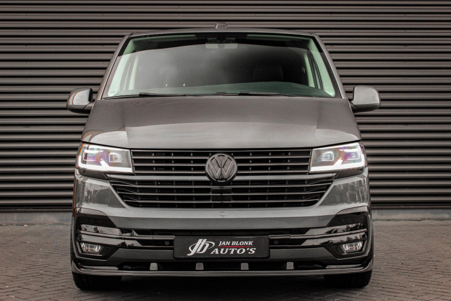 Volkswagen Transporter 2.0 TDI L2H1 204PK FULL BLACK / JB- EDITION / LEDEREN BEKLEDING / VERLAGINGSVEREN / APPLE CARPLAY / SPOILER