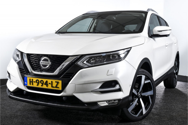 Nissan QASHQAI 1.3 DIG-T 140 PK Tekna | Pano | Cruise | Stoelverw. | PDC | 360 Camera | NAV+App. Connect | ECC | LM 19" | Trekhaak |