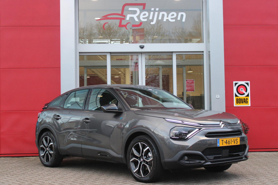 Citroën Ë-C4 FEEL PACK 136PK 50 kWh | DRAADLOZE APPLE CARPLAY/ANDROID | NAVIGATIE | CLIMATE CONTROL | LICHTMETALEN VELGEN 18" | ACHTERUITRIJ CAMERA | DAB+ RADIO | CRUISE CONTROL | LED KOPLAMPEN |