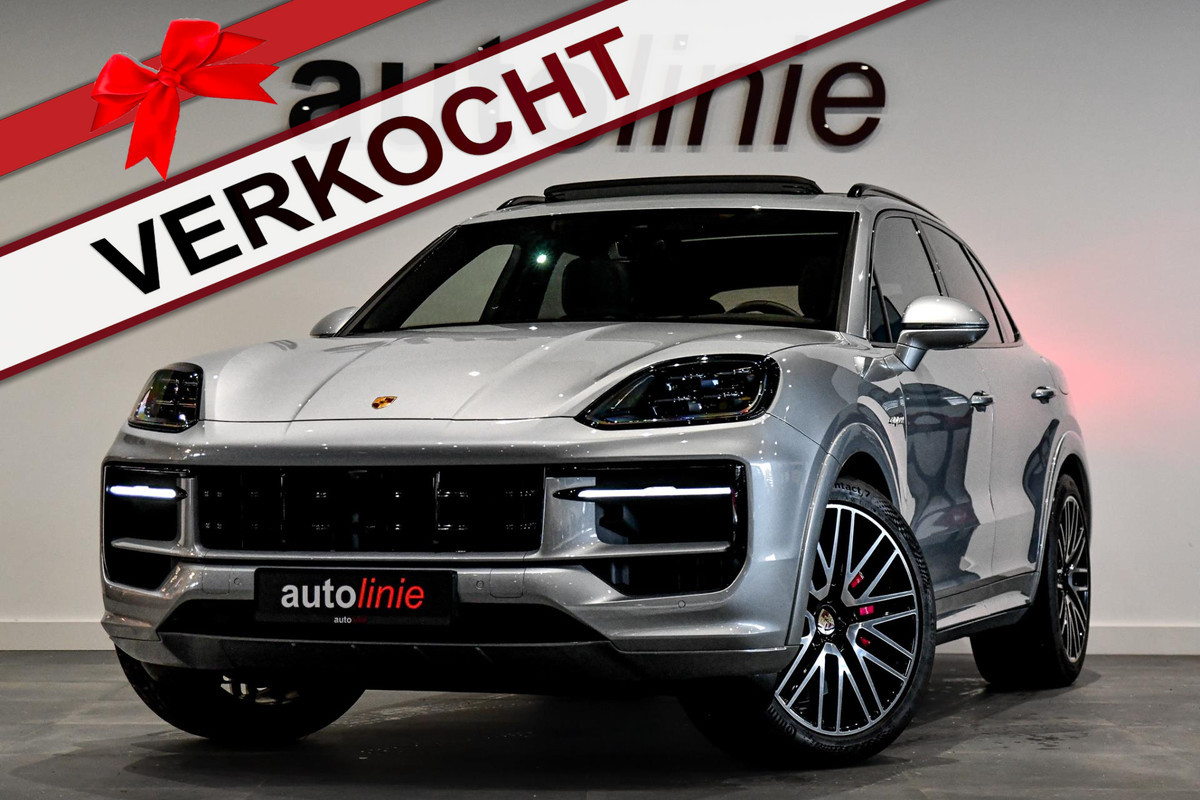 Porsche Cayenne 3.0 S E-Hybrid BTW. 177k Nw Prijs, Sport design, Pano, Sp uitl, Nightvision, Pass display, HUD, 360, Memory, ACC!