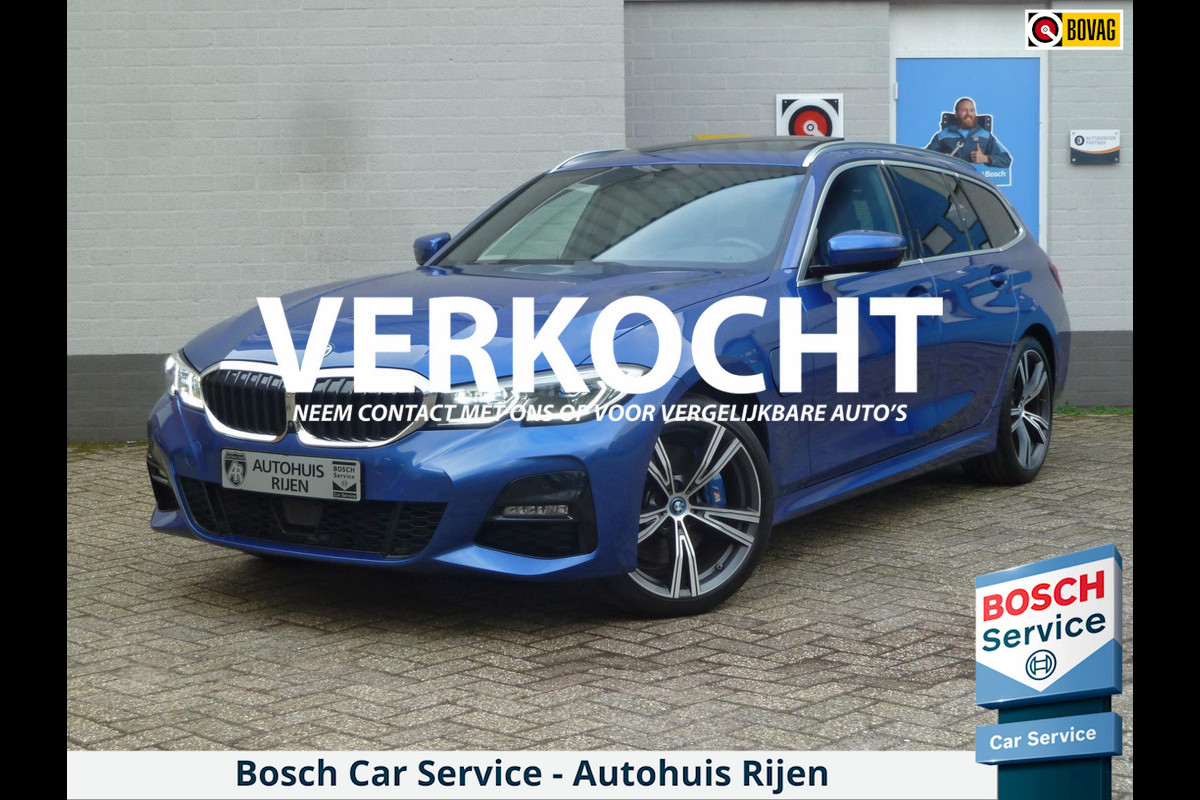 BMW 3 Serie Touring 330e xDrive M-Sport|Panodak|Head-Up|Adaptive-Cruise|360-Camera|Elektr.Trekhaak|Memory|Laser