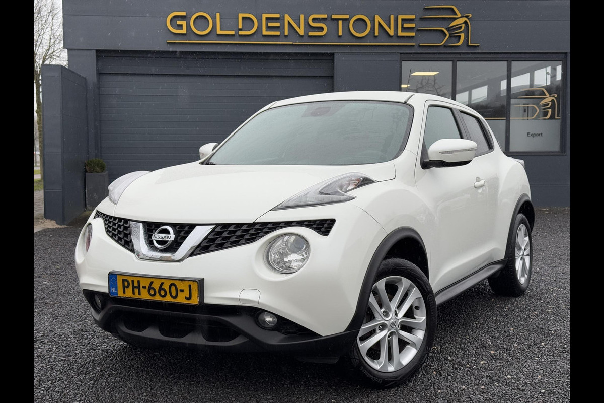 Nissan Juke 1.2 DIG-T S/S N-Connecta 1e Eigenaar,Navi,Clima,Cruise,Camera,Trekhaak,Dealer Onderhouden,N.A.P,116pk,6 Bak,APK tot 07-2025