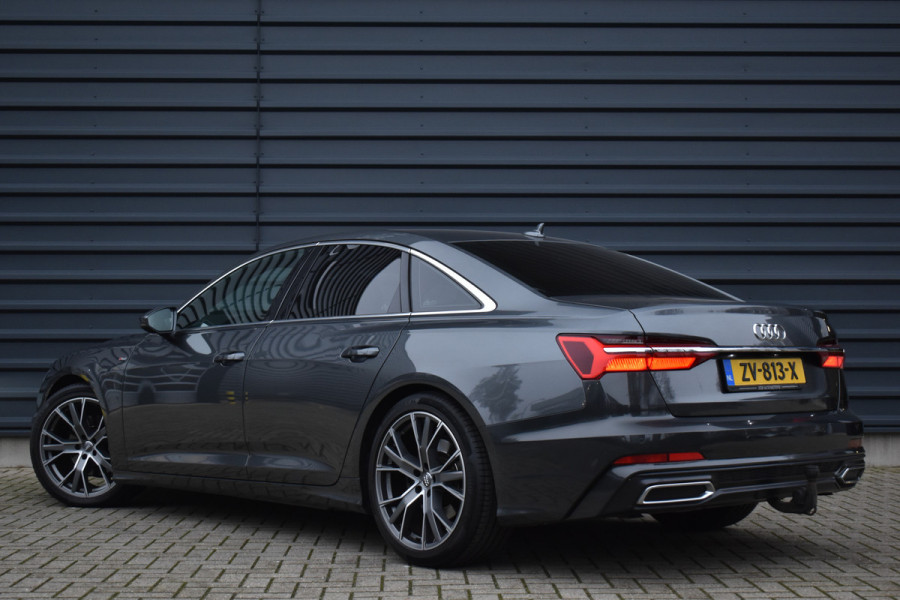 Audi A6 Limousine 45 TFSI S Line Edition | Trekhaak wegklapbaar | Camera | 20" Velgen | Memory Seats | Stoelverwarming | Orig. NL |