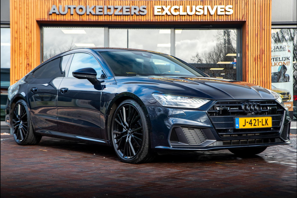 Audi A7 Sportback 45 TFSI quattro Pro Line S 360 Camera B&O 360 Camera B&O Memory 21" LMV ACC Keyless Ambient Achterbank Verw. Stoelverw.