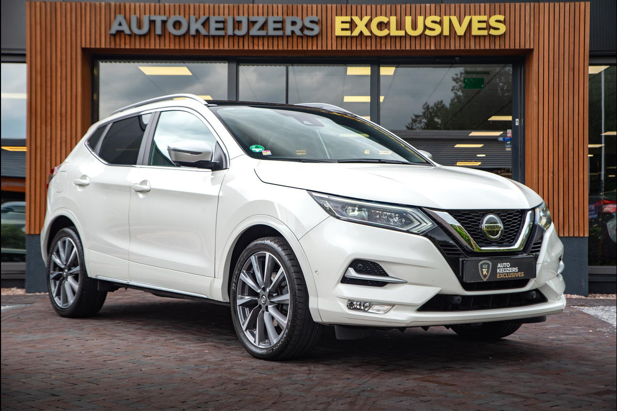 Nissan QASHQAI 1.3 DIG-T Tekna Automaat Panoramadak 360camera Bose Adapt. cruise Leer Navigatie DAB+