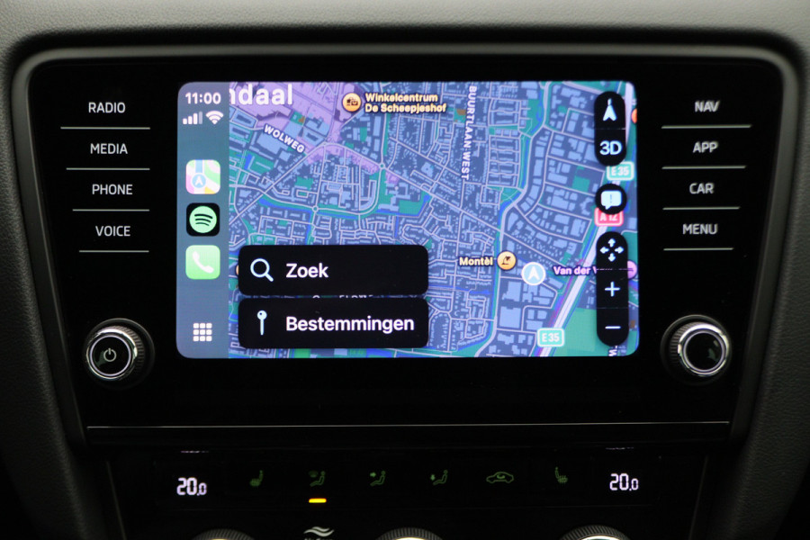 Škoda Octavia Combi 1.0 TSI Greentech Business Edition Navigatie, Apple CarPlay, Cruise, Climate, Trekhaak, 17"