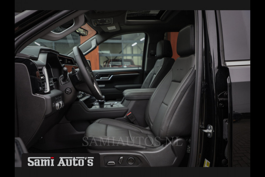 GMC Sierra Denali 6.2 V8 426PK | BLACK LEDER | HUD | ALLE OPTIES | HEAD-UP | LANE ASSIST | 360 CAMERA | VIRTUAL COCKPIT | DUBBELE CABINE | 5 PERSOONS | PICK UP | Voorraad Nr 434420