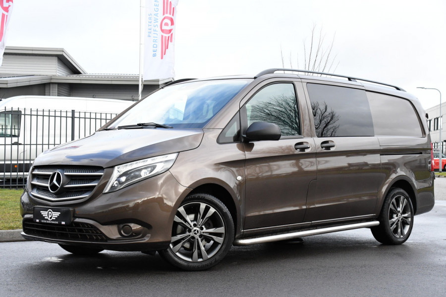 Mercedes-Benz Vito 114 CDI Lang DC PB Edition Camera, Cruise, LED, Automaat, 2 x Schuifdeur, Carplay, Sensoren, UNIEK!