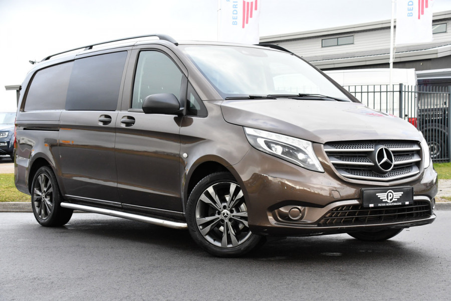 Mercedes-Benz Vito 114 CDI Lang DC PB Edition Camera, Cruise, LED, Automaat, 2 x Schuifdeur, Carplay, Sensoren, UNIEK!