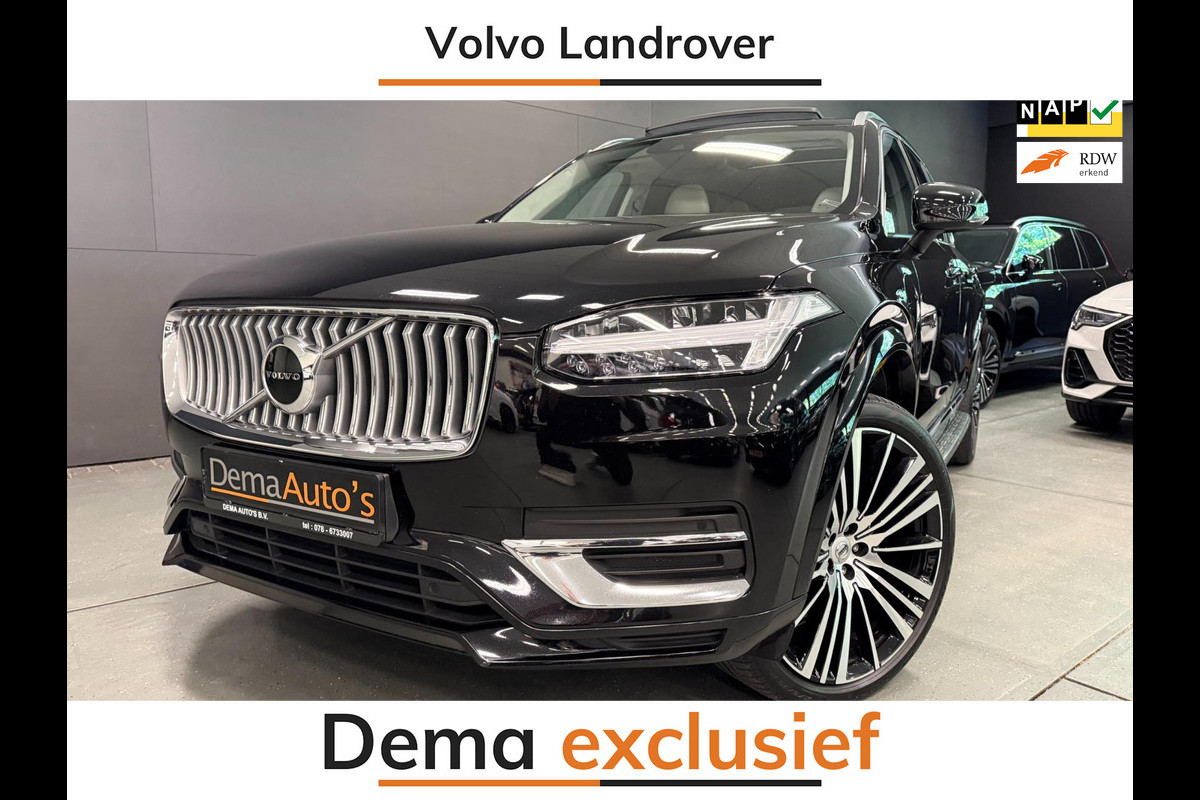 Volvo XC90 2.0 T8 Recharge AWD Inscription Expression 22'' PANO/LUCHTVERING/LEDER/DAB/LED/H-KARDON/7ZITS///